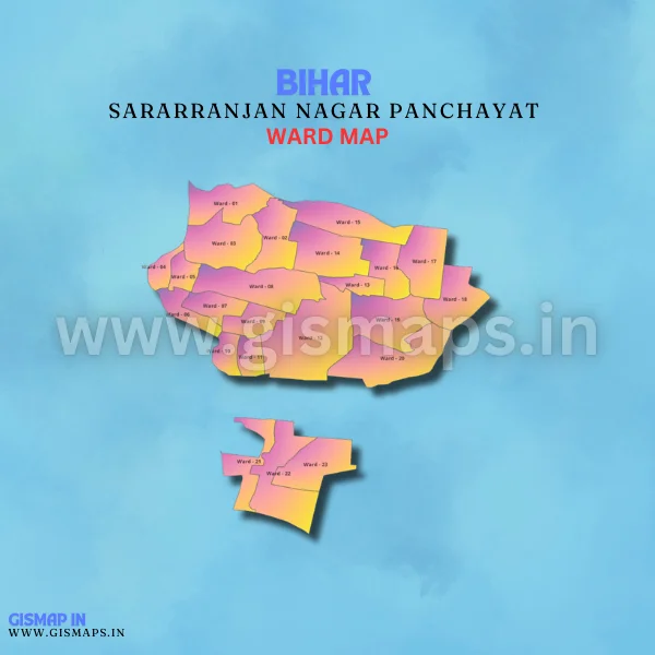 SararRanjan Nagar Panchayat Ward Map